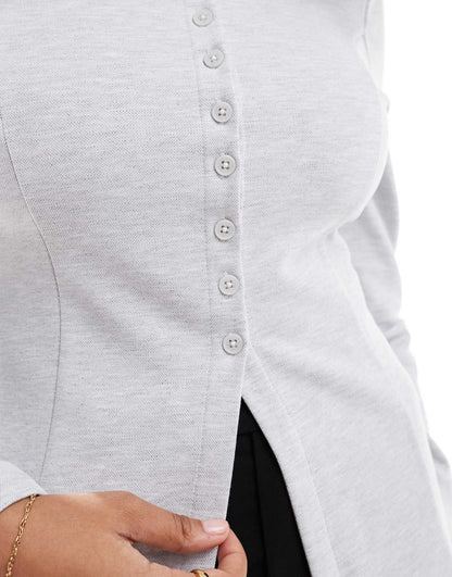 Co-Ord Longline Jersey Cardigan