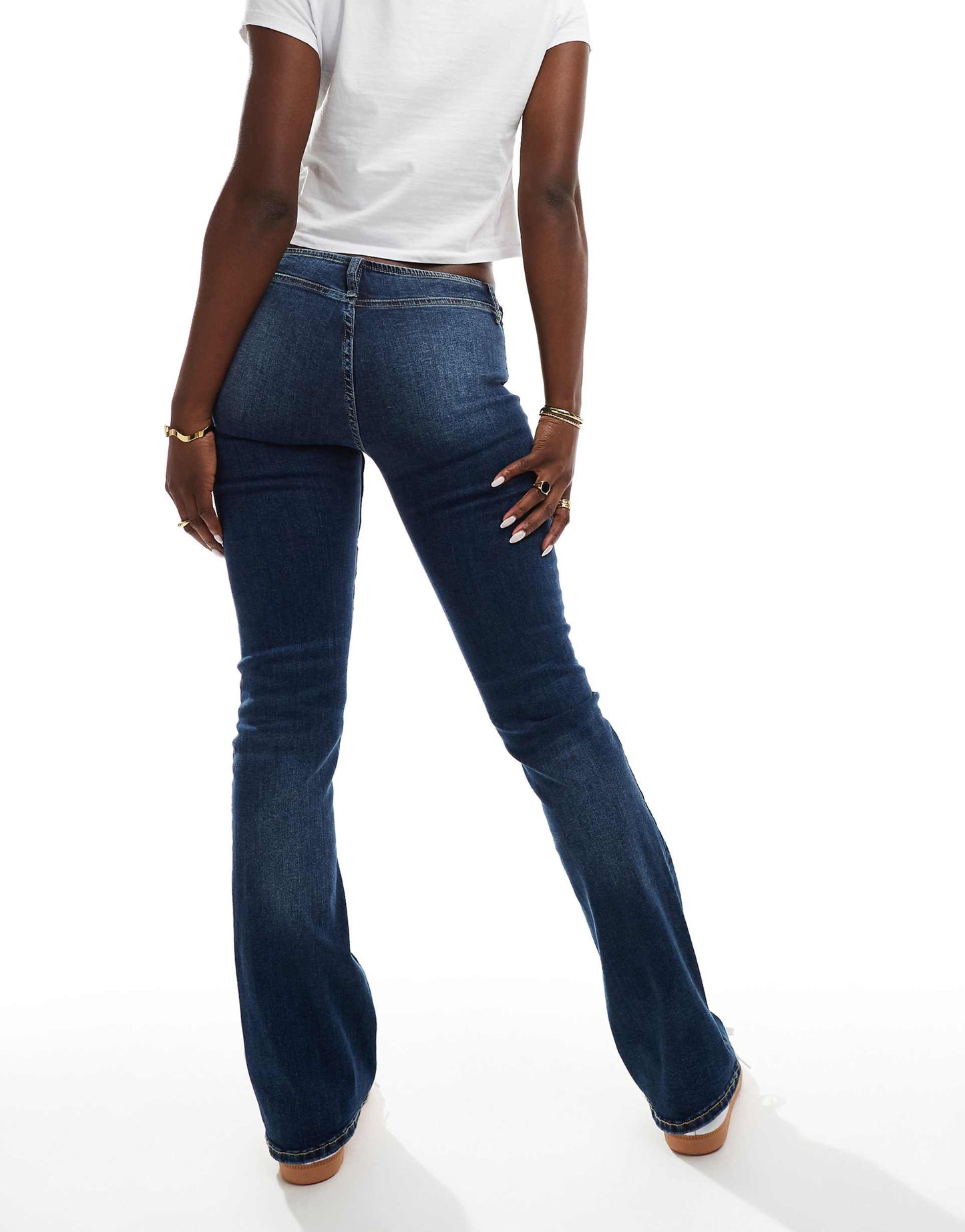 Low Rise Flared Jeans