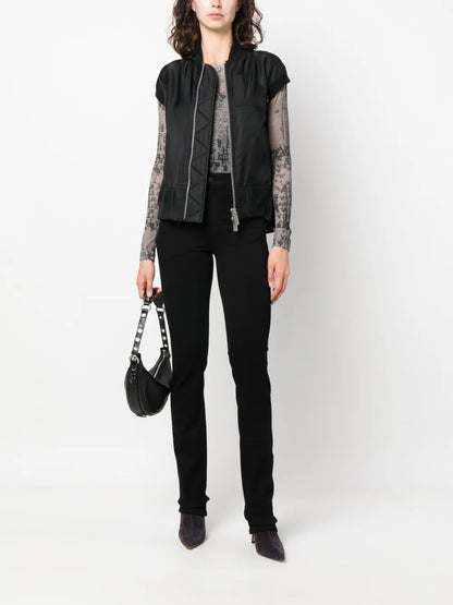 High-Waist Straight Jeans