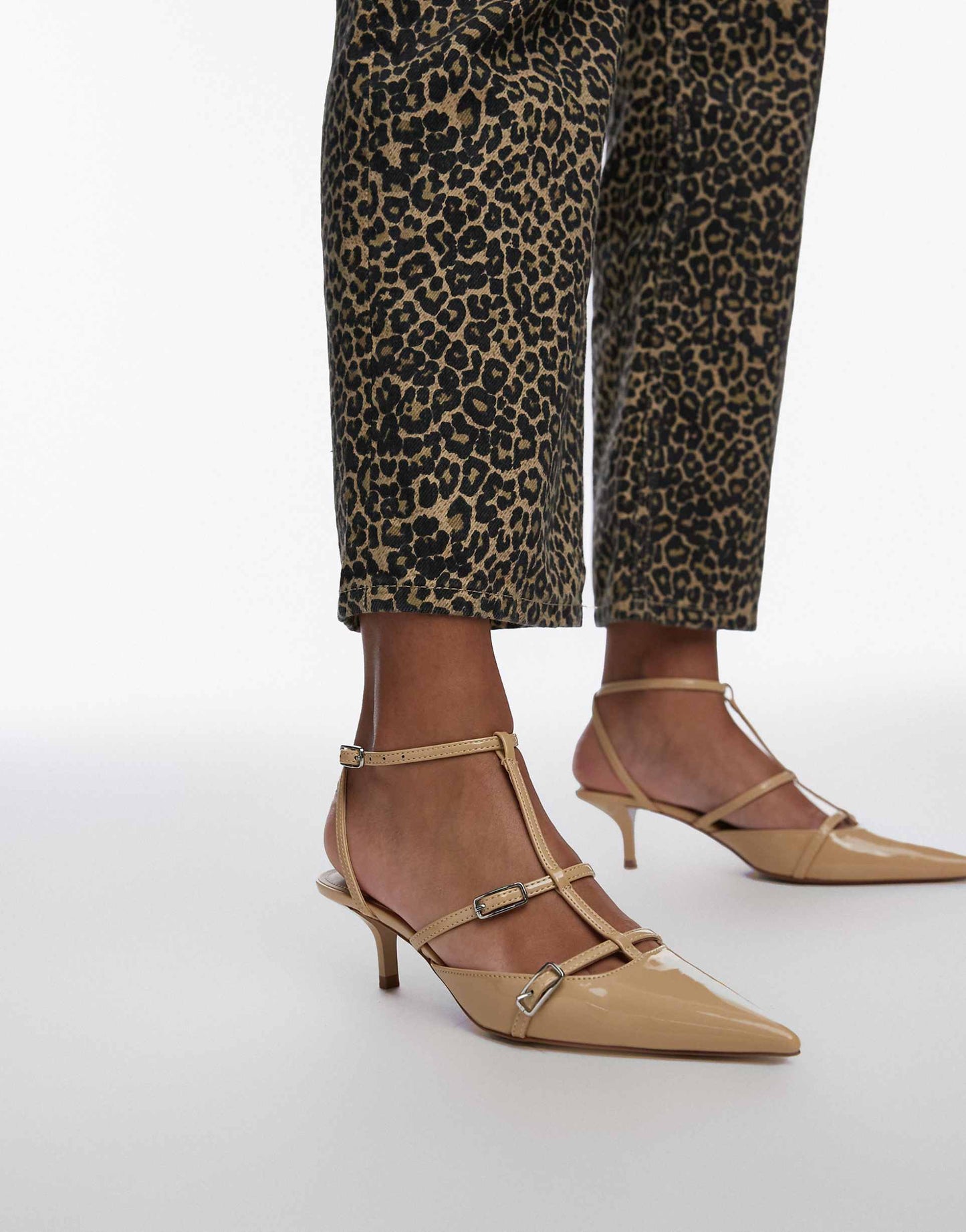 Pointed Buckle Heel