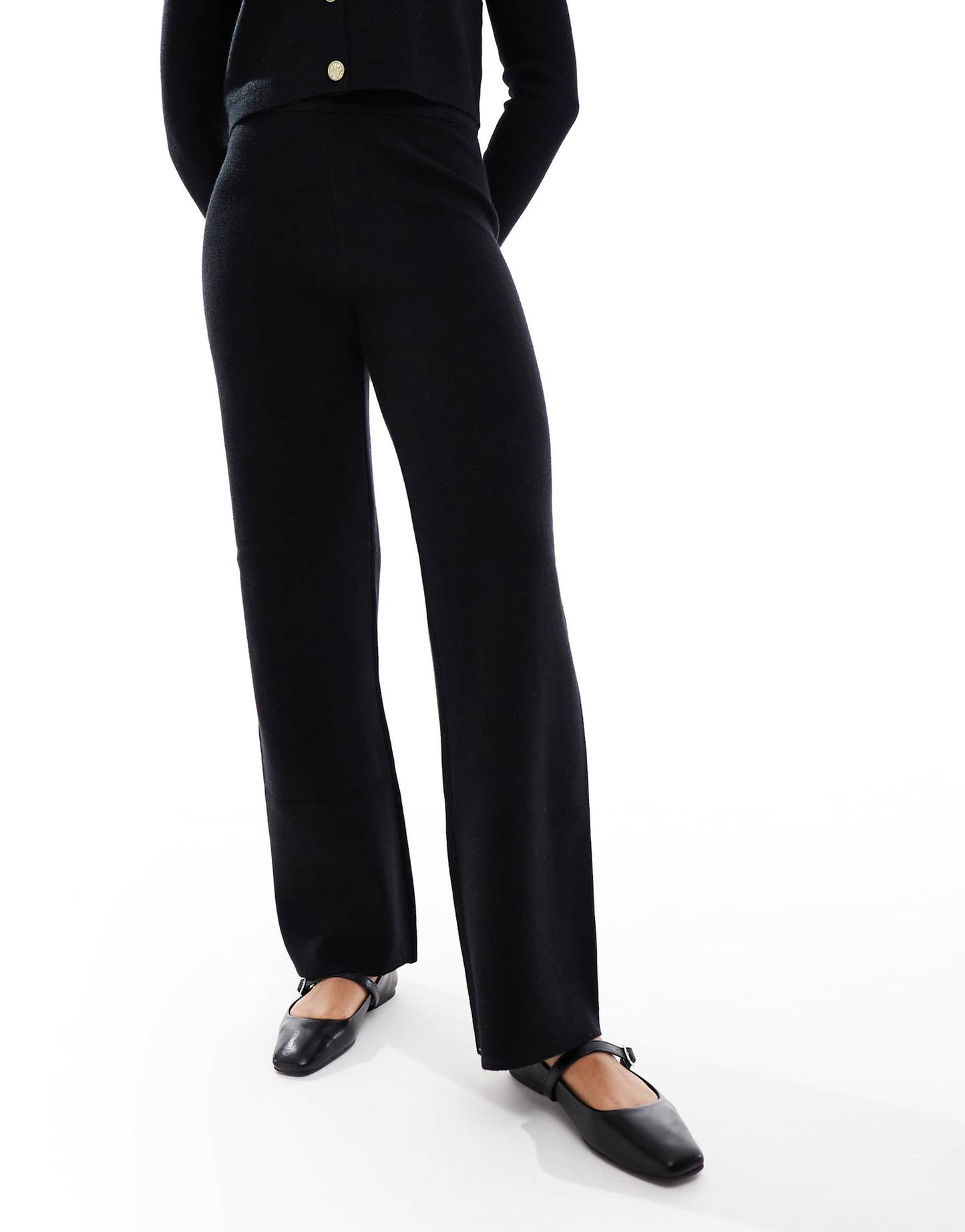 Knitted Wide Leg Trouser Co-Ord