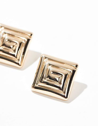 Verona Statement Stud Earrings