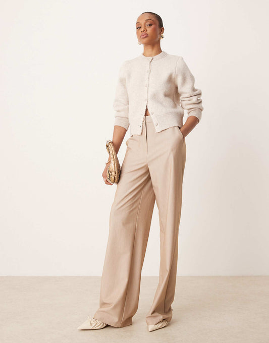 Tall Tailored Relaxed Straight Leg Trousers