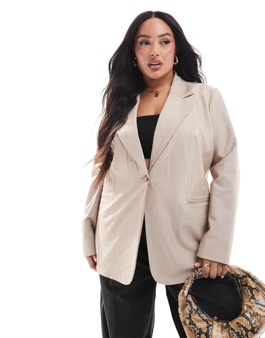 Curve Tailored Relaxed Blazer
