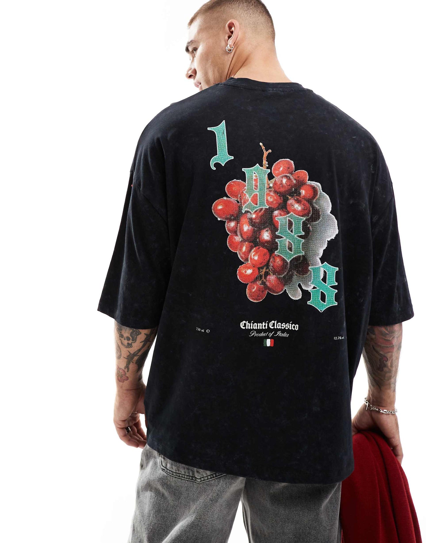 Extreme Oversized T-Shirt With Back Print