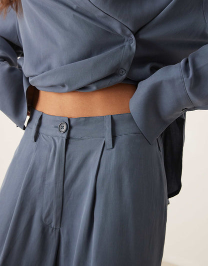 Wide Leg Dad Trousers Co-Ord