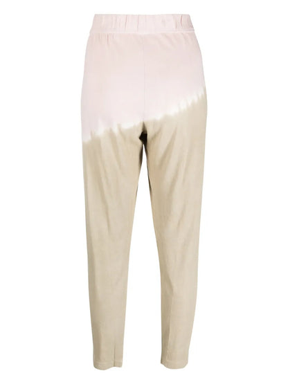 Tie-Dye Print Cotton Trousers