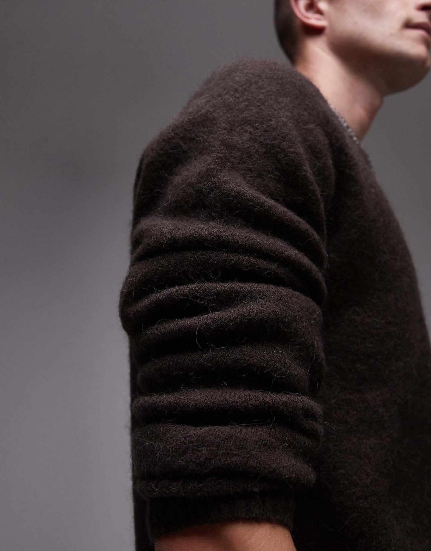 Alpaca Blend Jumper With Crew Neck