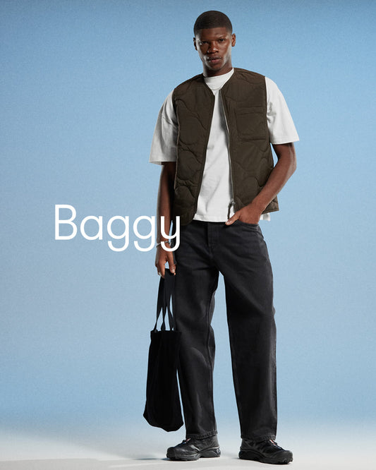 Mist Low Rise Baggy Wide Leg Jeans