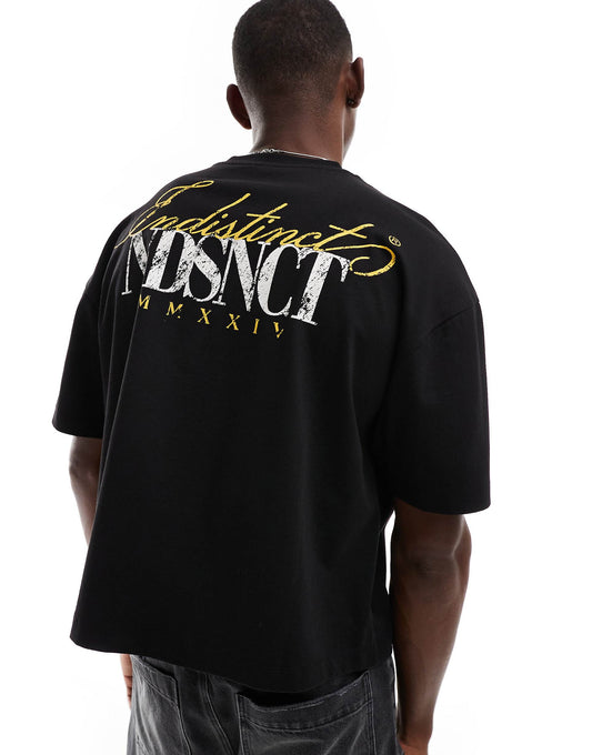 Heavyweight Oversized Boxy T-Shirt With Back Print