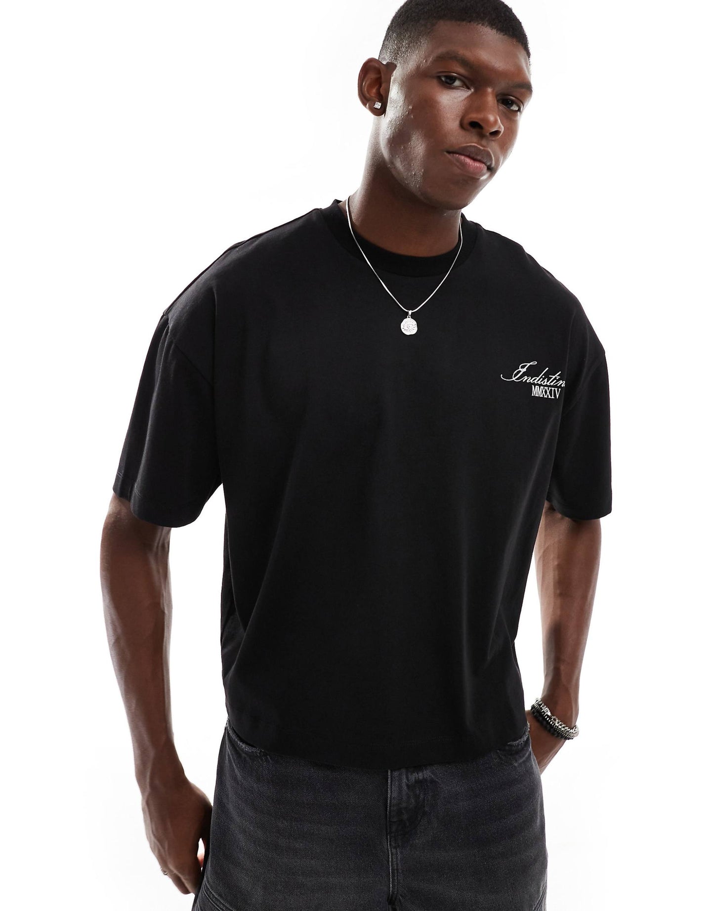 Heavyweight Oversized Boxy T-Shirt With Back Print