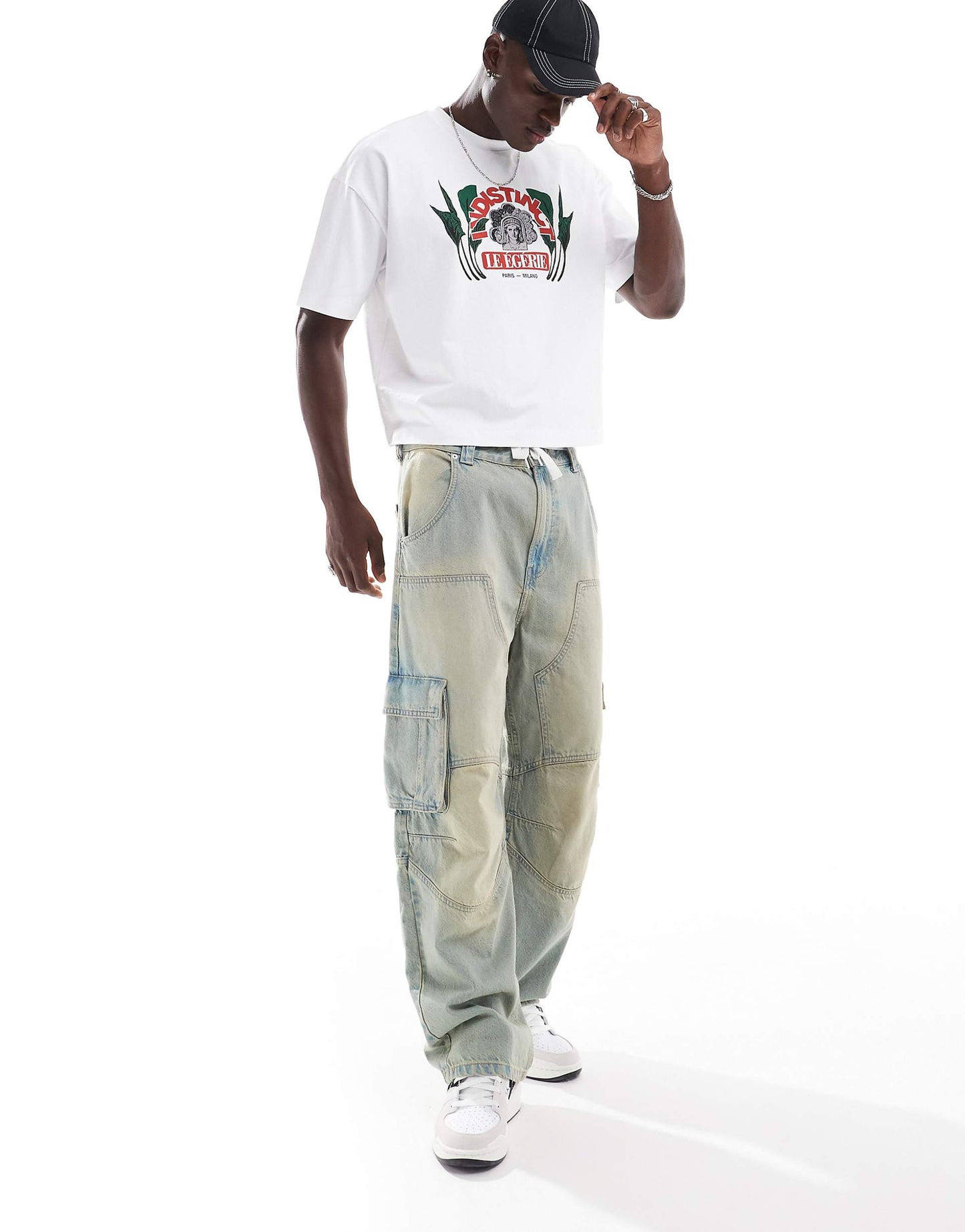 Heavyweight Oversized Boxy T-Shirt With Front Print