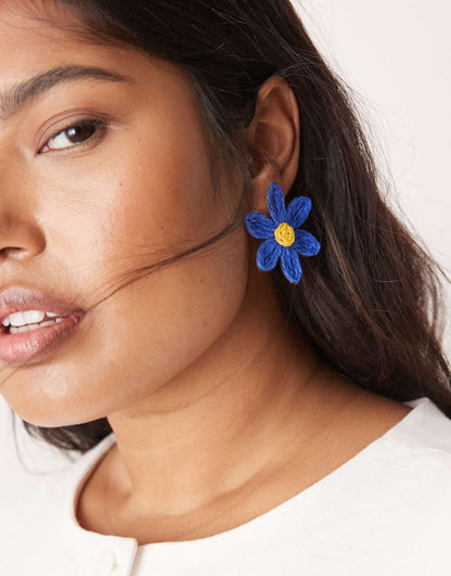 Oversized Flower Earrings