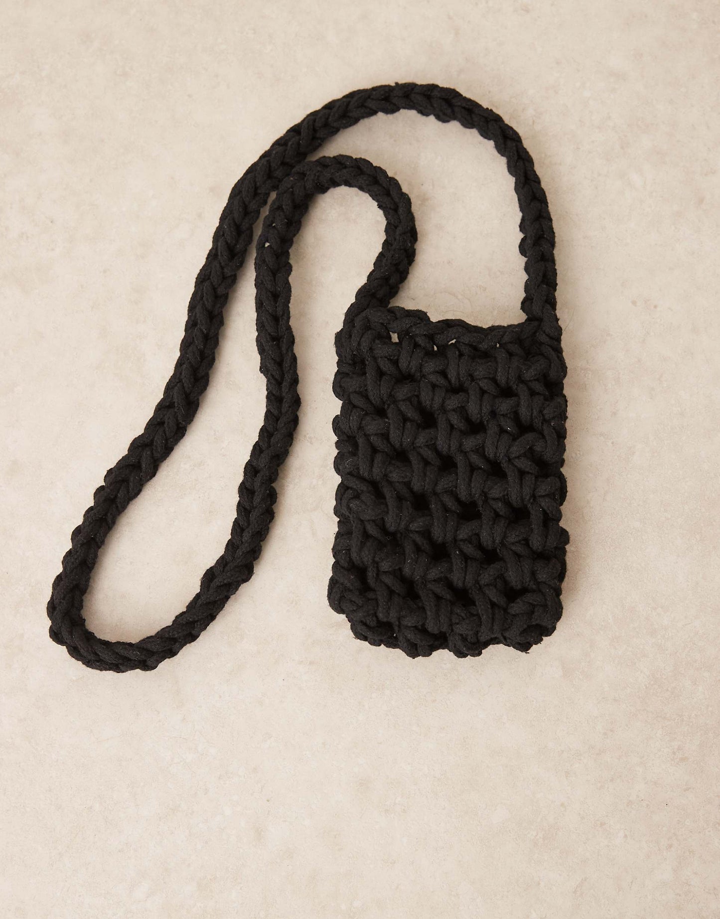 Crochet Crossbody Phone Bag