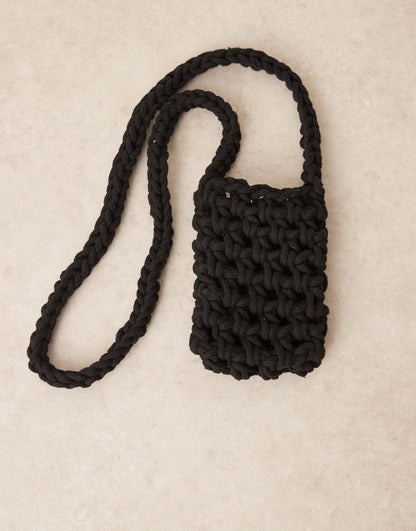 Crochet Crossbody Phone Bag