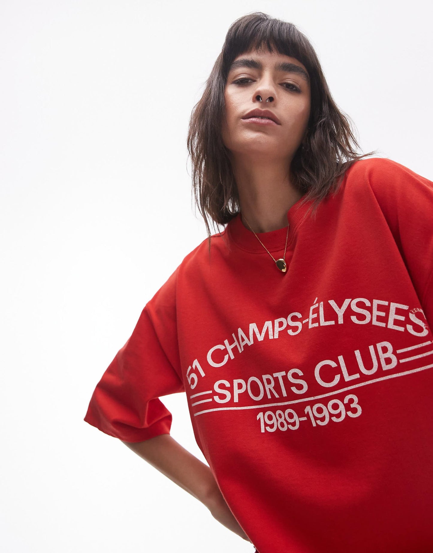 Champs Elysse Oversized Graphic Tee