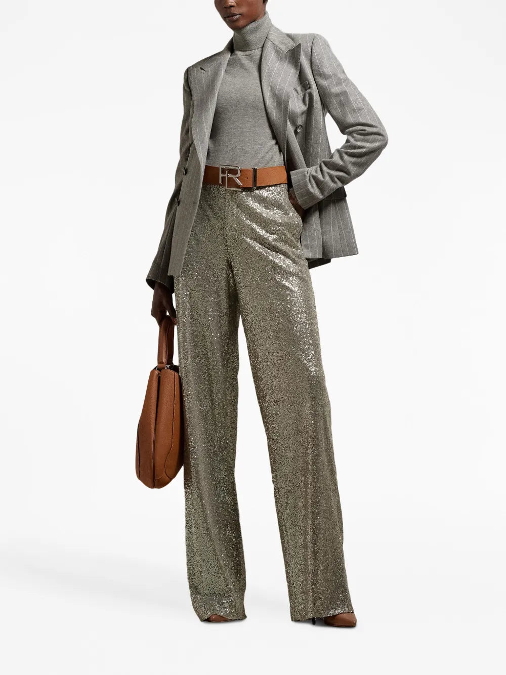 Welles Sequin-Embellished Trousers