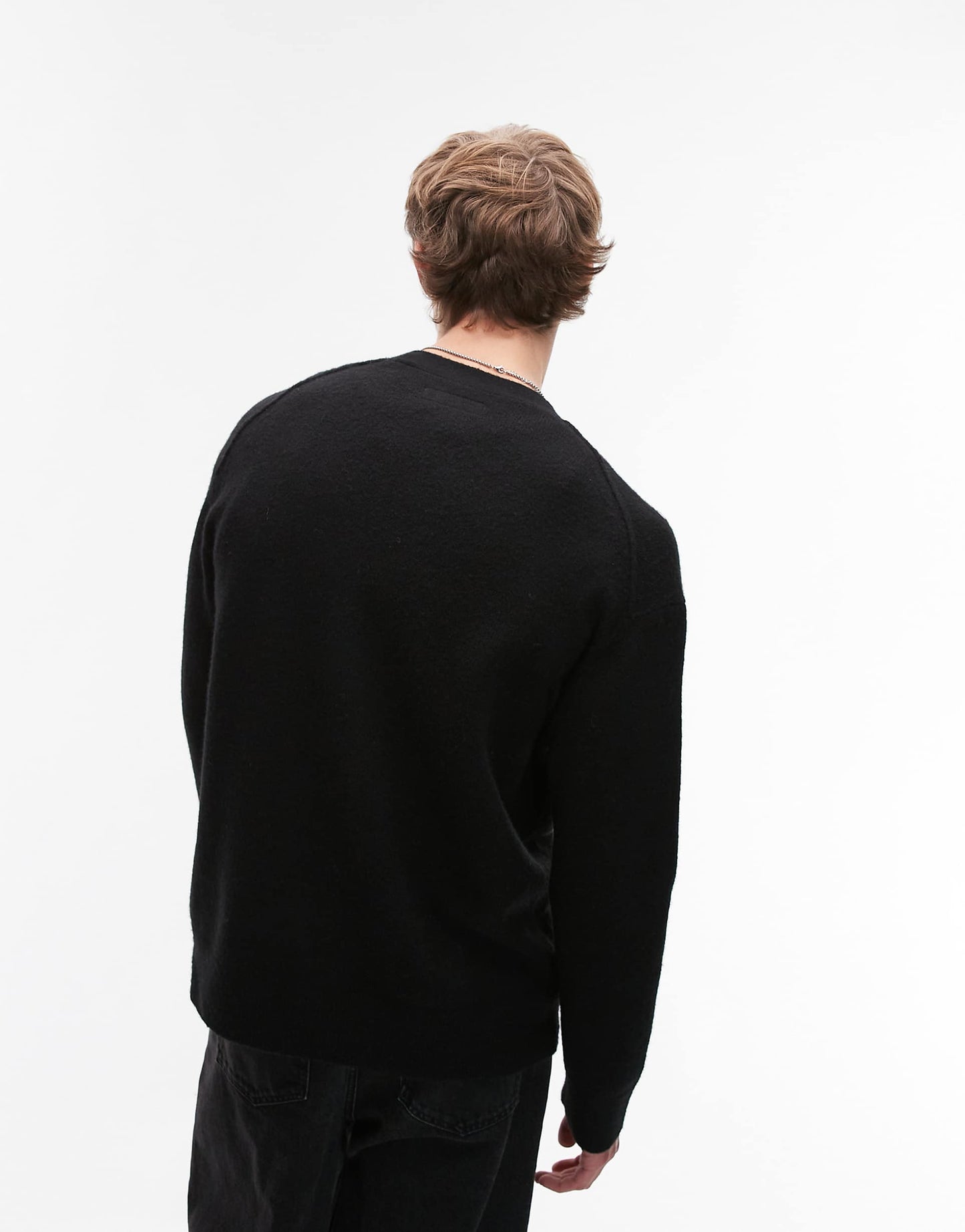 Scripture Logo Knit Cardigan