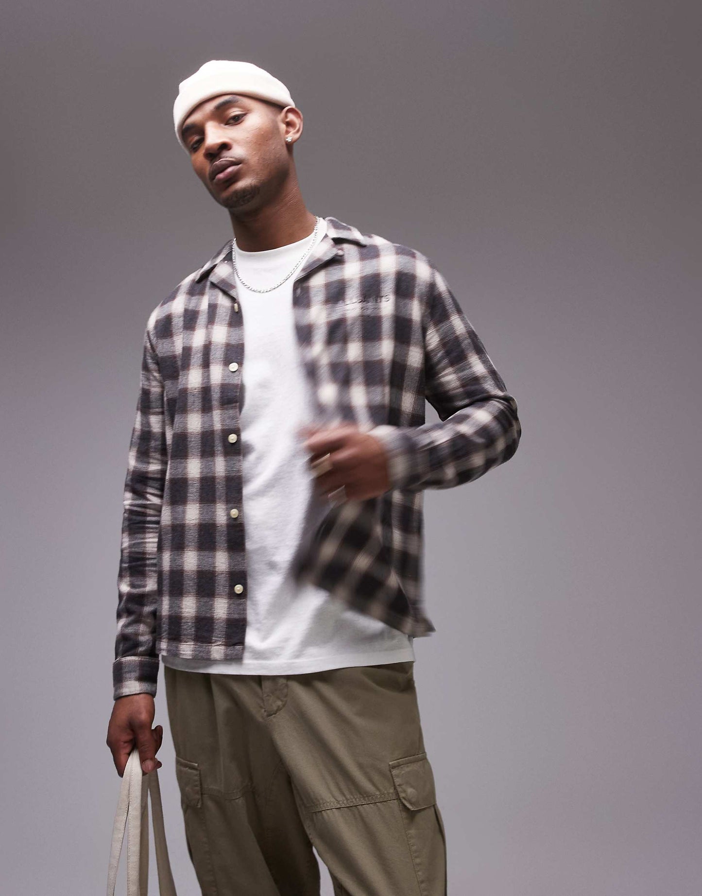 Underground Long Sleeve Check Shirt