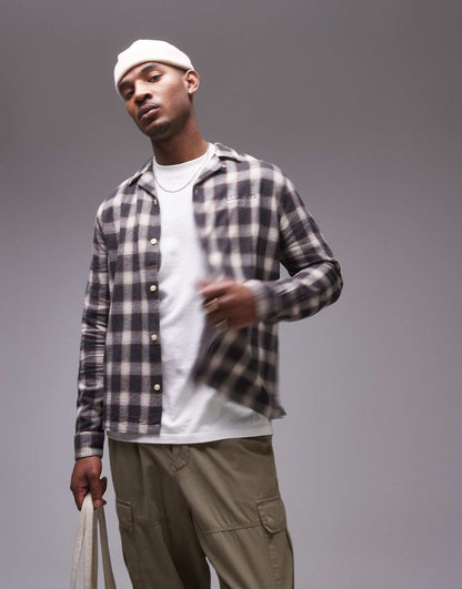 Underground Long Sleeve Check Shirt