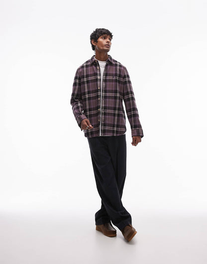 Buzzard Long Sleeve Check Shirt