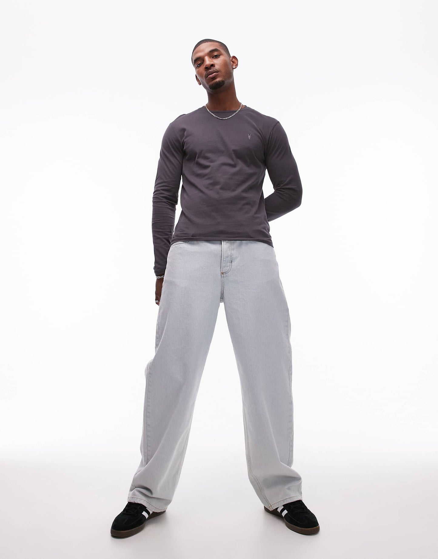 Brace Brushed Cotton Long Sleeve T-Shirt