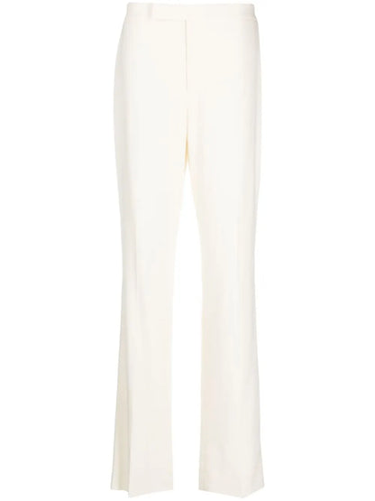 Pressed-Crease Wool Trousers