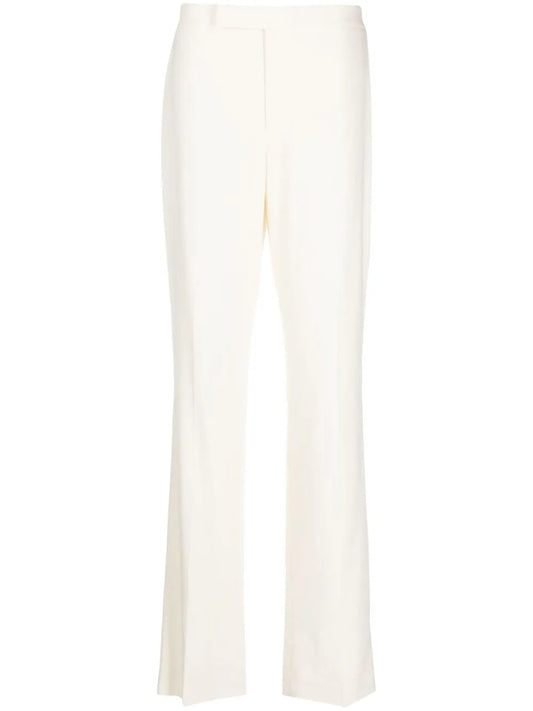 Pressed-Crease Wool Trousers