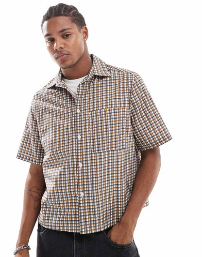 Relaxed Boxy Short Sleeve Shirt