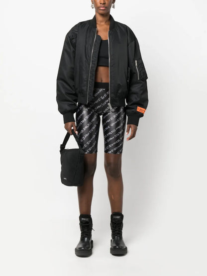 Logo-Print Knee-Length Shorts