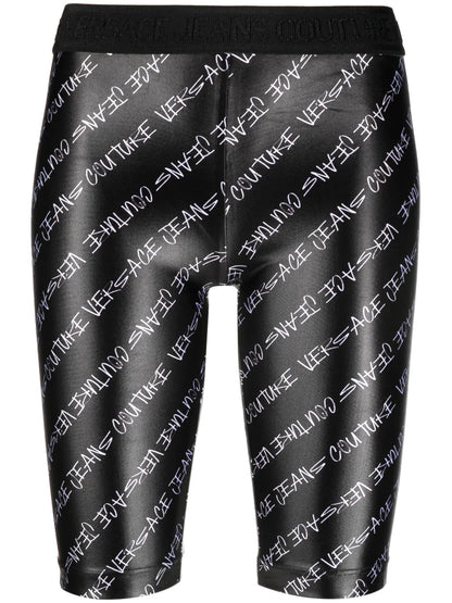Logo-Print Knee-Length Shorts