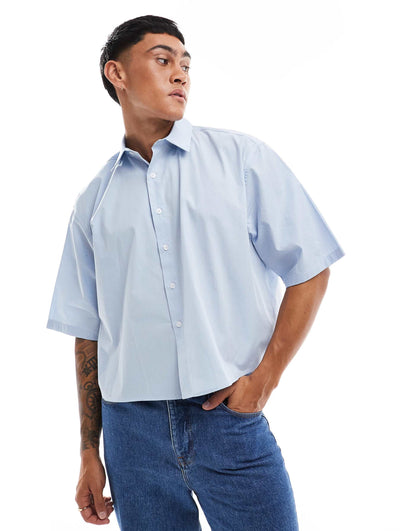 Oversized Cropped Shirt