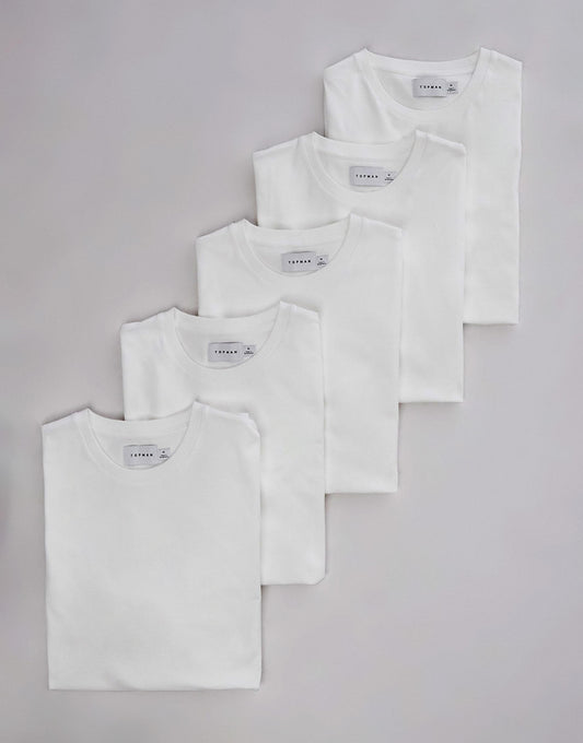 5 Pack Regular Fit T-Shirt