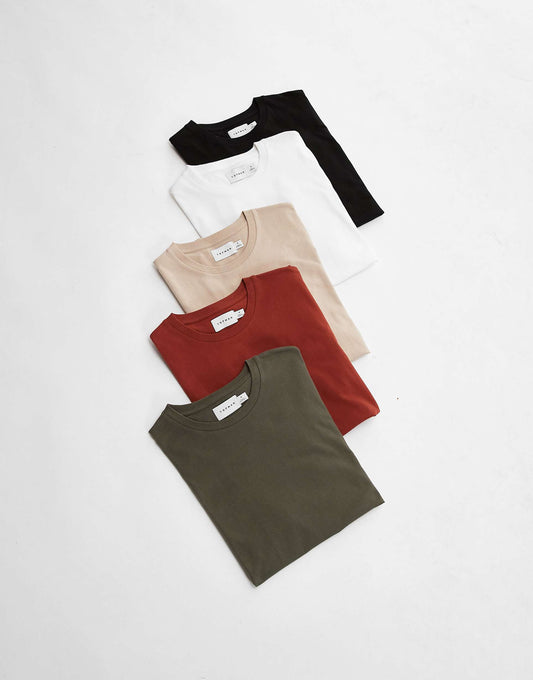 5 Pack Regular Fit T-Shirt