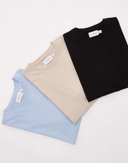 3 Pack Regular Fit T-Shirt