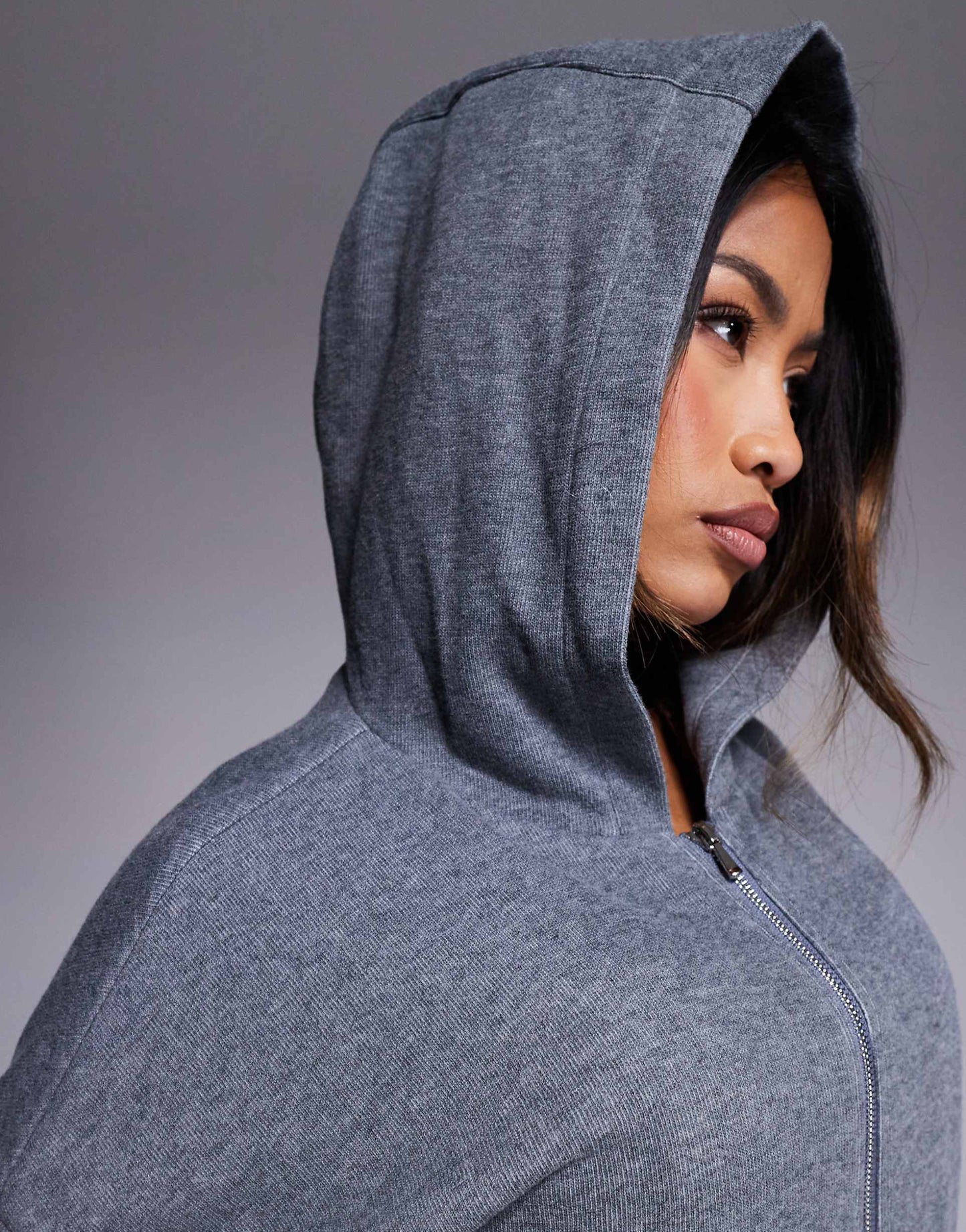 Constance Cropped Zip Up Hoodie Co-Ord