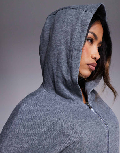 Constance Cropped Zip Up Hoodie Co-Ord