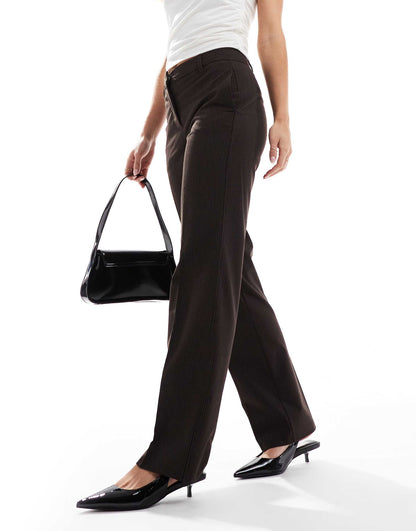 Petite Straight Leg Tailored Trousers