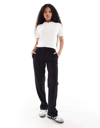 Petite Straight Leg Tailored Trousers