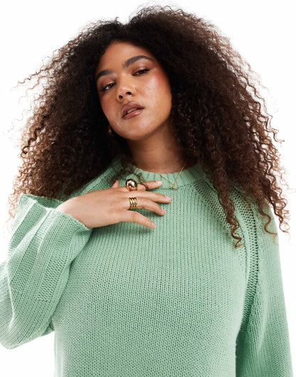 Curve Wide Rib Boxy Jumper