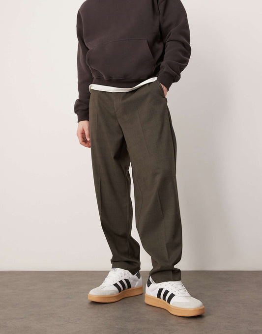 Smart Oversized Tapered Trousers