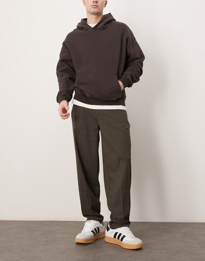 Smart Oversized Tapered Trousers