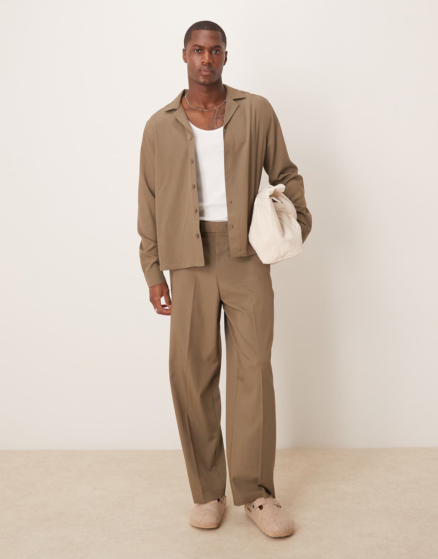 Smart Wide Leg Trousers