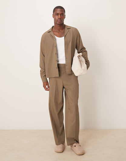 Smart Wide Leg Trousers