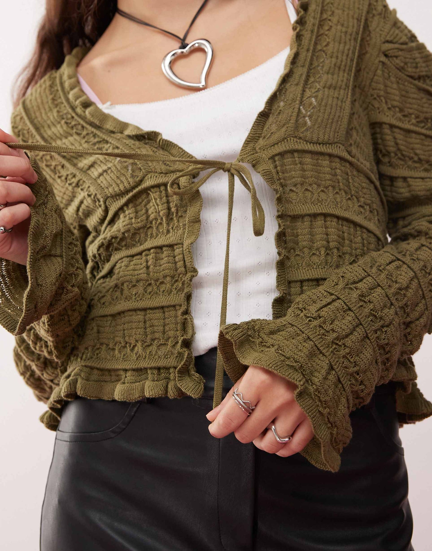 Long Sleeve Knitted Cardigan
