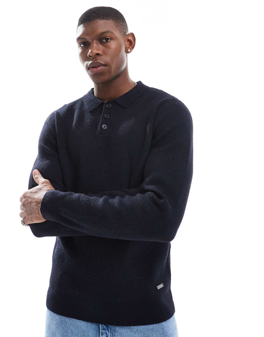 Knitted Polo Top