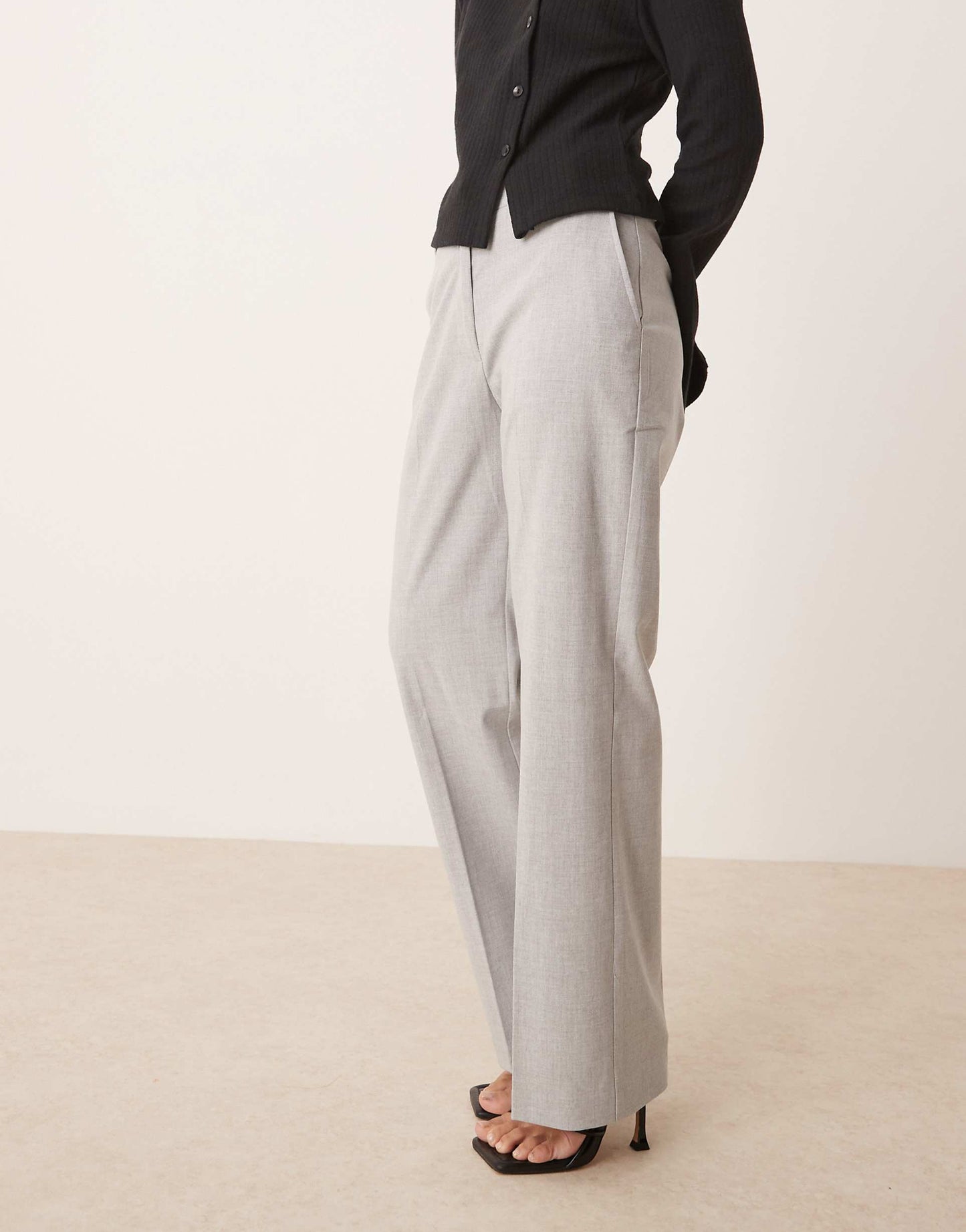 Petite Tailored Slim Straight Trousers