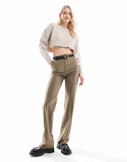 Tall Tailored Slim Straight Trousers