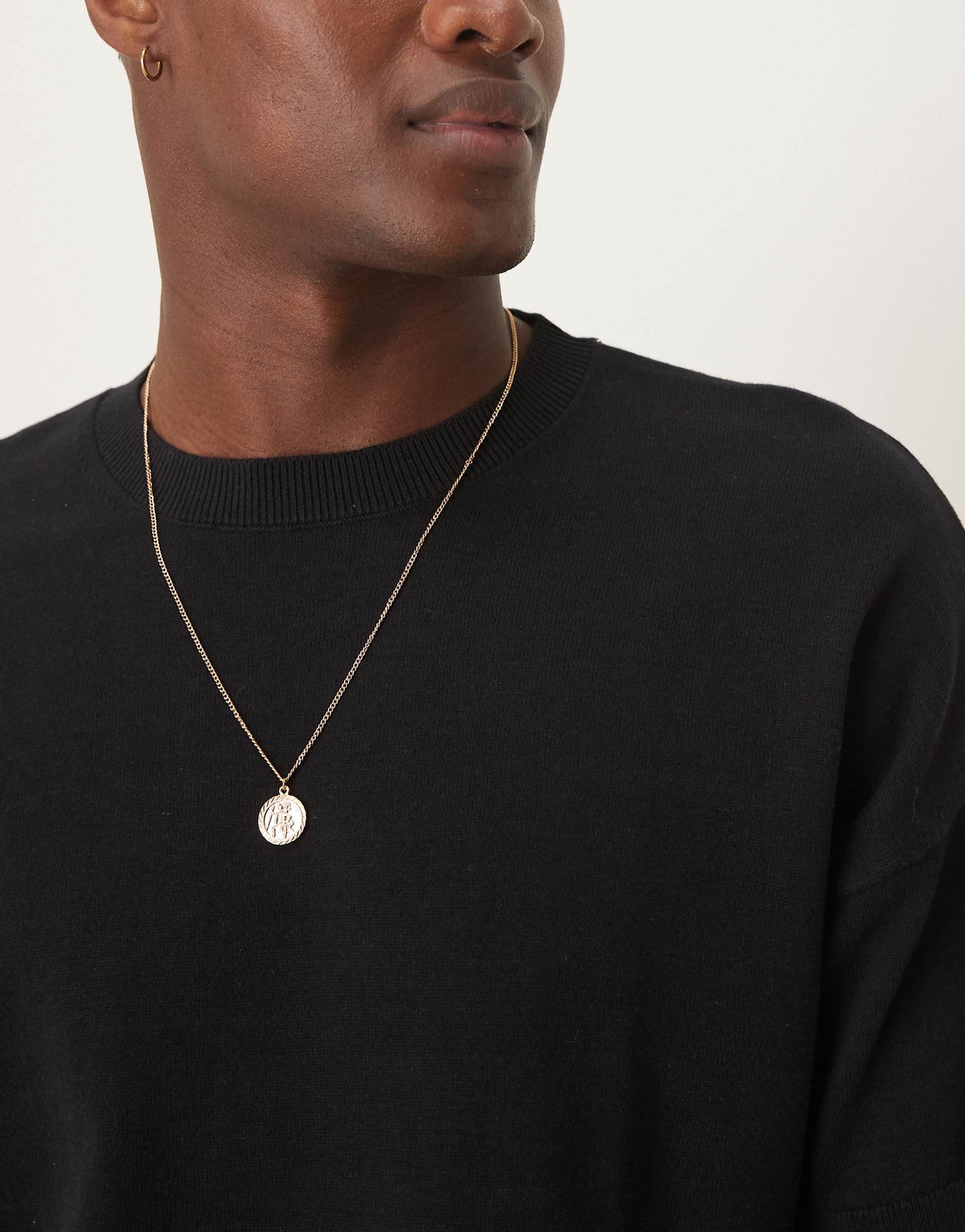 Relaxed Boxy Fit Midweight Knitted Cotton T-Shirt