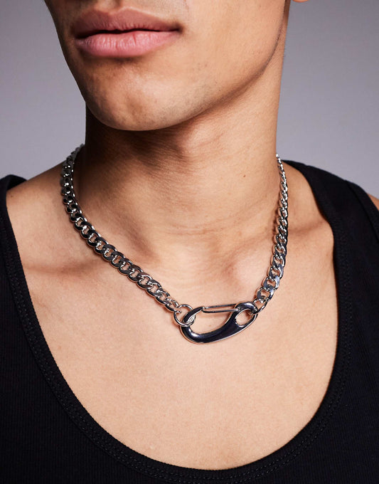 Carabiner Chain Necklace